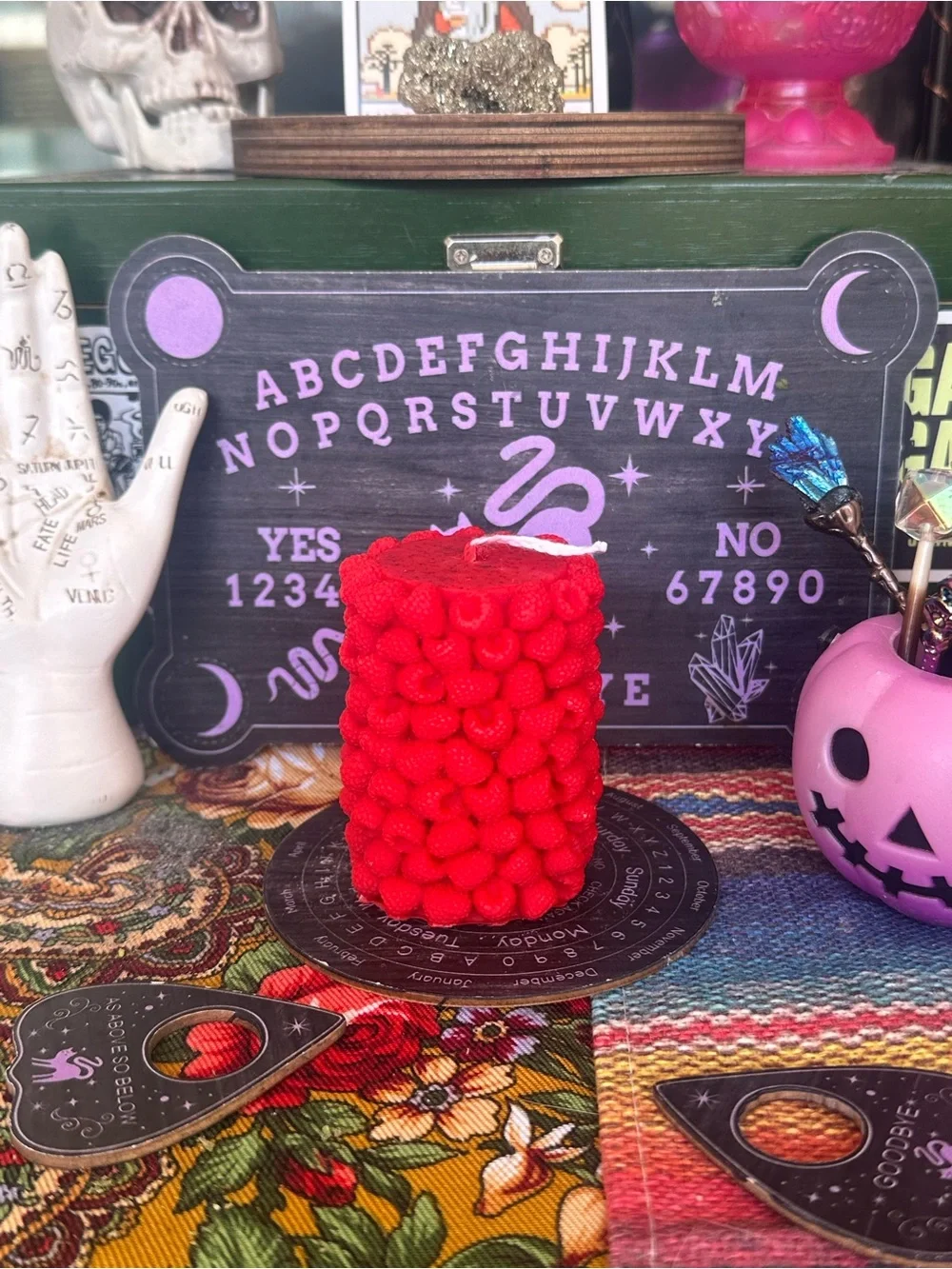 Berry Harvest Pillar Candle